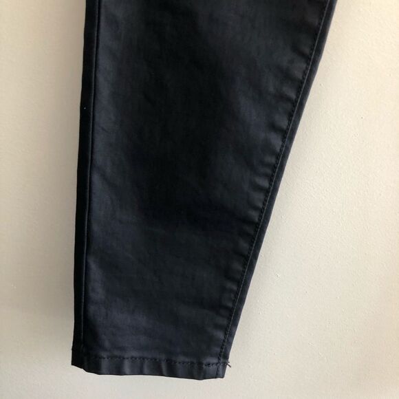 LC LAUREN CONRAD Mid-Rise Metallic Coated Denim Jeggings - Picture 5 of 8